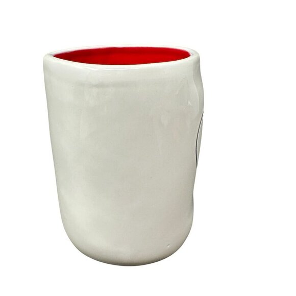 Rae Dunn Mug Valentine Heart Double Sided Large Coffee Cup Ceramic Magenta Red - Picture 6 of 8
